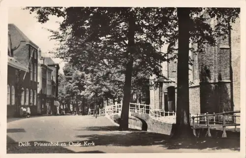B105378 Niederlande Delft Prinsenhof en Oude Kerk