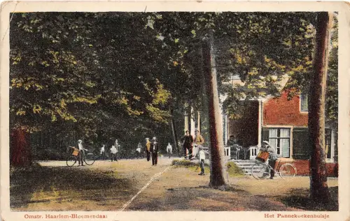 B37608 Omstr Haarlem Blocmendaal Het Pannekoekehuisje Niederlande