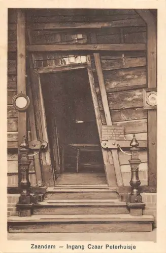 B106228 Niederlande Zaandam Ingang Czaar Peterhuisje