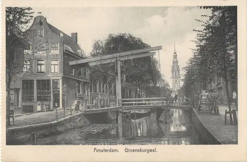 B106132 Niederlande Amsterdam Groeneburgwal Brücke