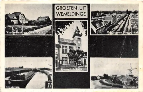 BF37043 groeten uit wemeldinge multi views netherlands