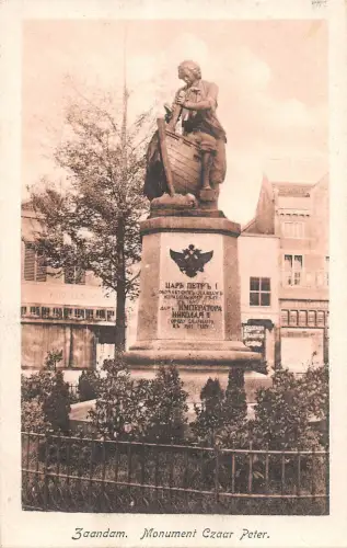 B106229 Niederlande Zaandam Denkmal Czaar Peter Statue