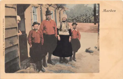 Lot106 Marken Typen Folklore Tracht Niederlande