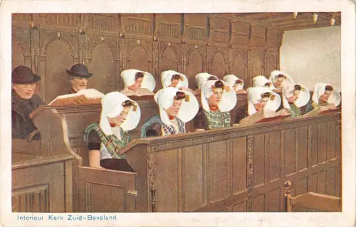 BR55298 Interieur Kerk zuid Beveland Niederlande
