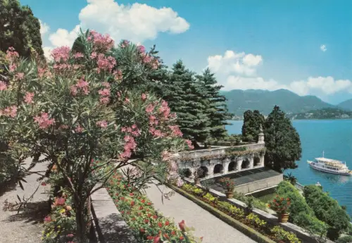 BF29574 lago maggiore isola bella terrasses giardino italy front/back image