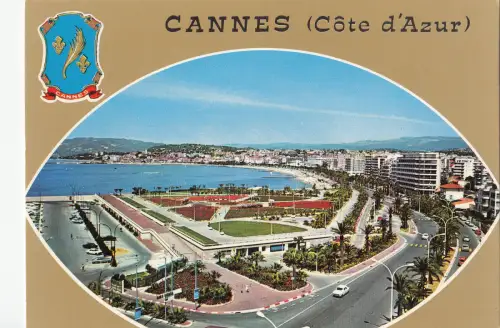 BF19944 cannes vue generale de la croisette france front/back image