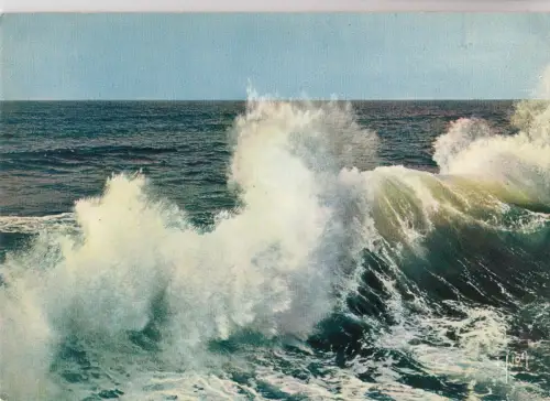 BF25165 effet de vagues landscape france front/back image