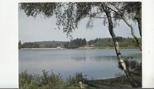 BF28622 lac des settons vue generale vers la digue france front/back image