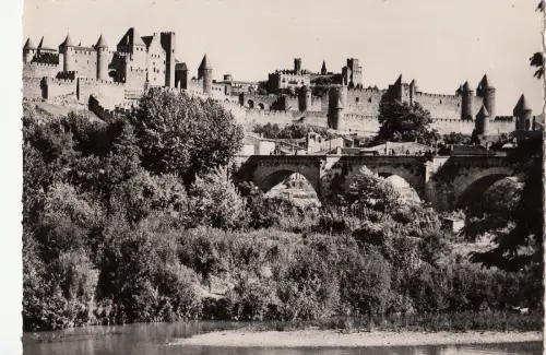 BF15429 carcassonne vue de la cite france front/back image