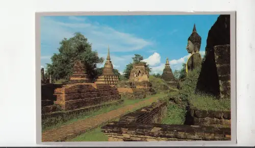 BF17775 wat mahathat sukhothai siam thailand front/back image