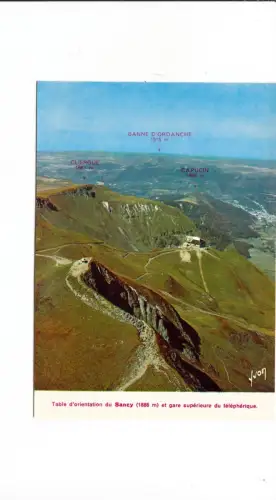 BF14453 le sommet du sancy et la vallee du mont dore france front/back image