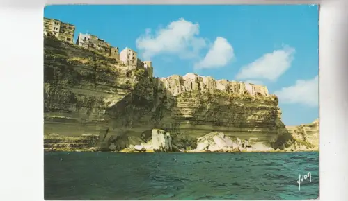 BF28530 bonifacio corse la haute ville batie france front/back image