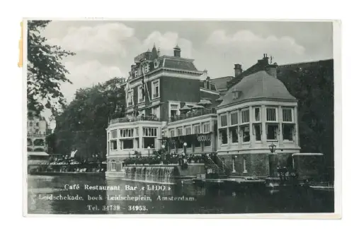 B82503 Amsterdam Netherlands Cafe Restaurant Lido front back image