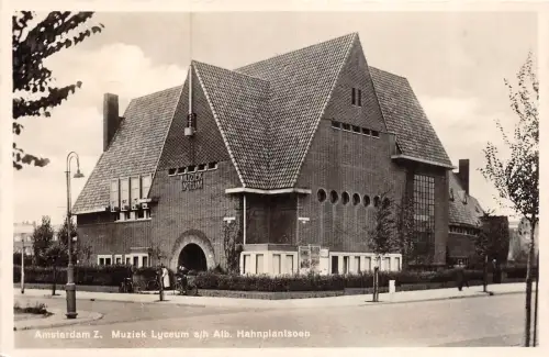 BR40276 amsterdam muziek lyceum a h alb niederlande Niederlande