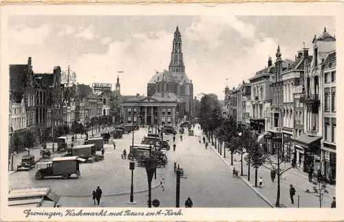 lot185 Groningen Fischmarkt mit Börse Niederlande LKW