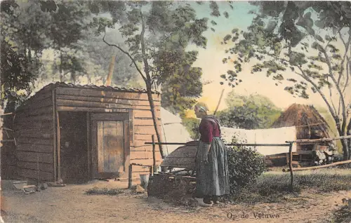 B94033 op de veluwe niederländische Typen Folklore Kostüme