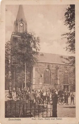 B76619 Niederlande Enschede Ned Herv Kerk Met Toren