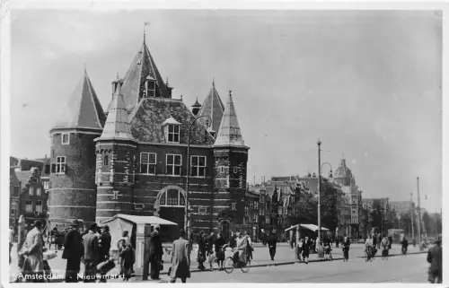 B92864 amsterdam nieuwmarkt Echtfoto Niederlande