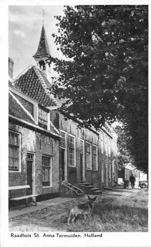 uk43069 raadhuis st anna termuiden holland netherlands