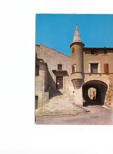 BF13804 hyeres les palmiers la vieille ville l eglise st france front/back image