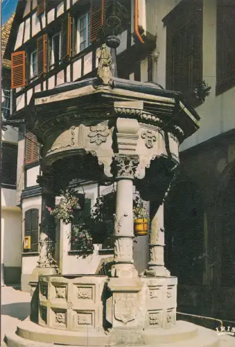 BF21465 obernai b r le puits aux 6 seaux france front/back image
