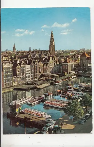 BF29455 riondvaartboten bij damrak netherland amsterdam front/back image