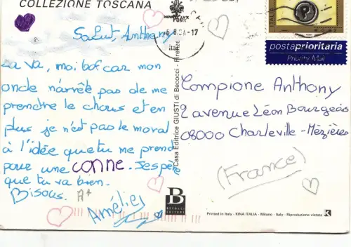 BF23651 toscana italy front/back image