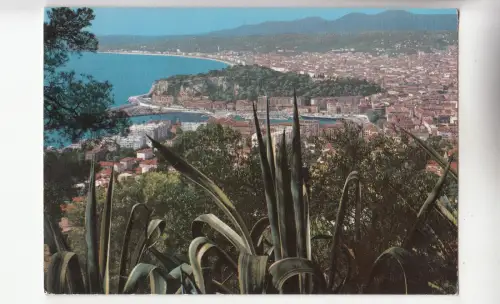 BF31272 nice vue sur le port ship et la ville france front/back image