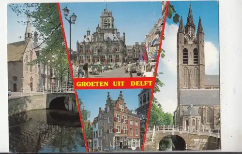 BF29593 Delft Multi Views Netherland Front/Back Bild
