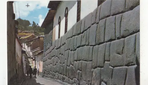 BF27968 cusco peru calle hatunrumlyoc front/back image