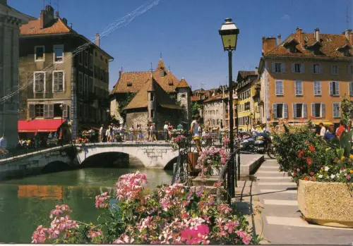 BF13206 annecy haute savoie le palais de l isle et le th france front/back image