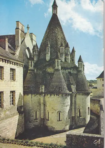 BF15572 tour d evrault abbaye de fontevraud m etl france front/back image