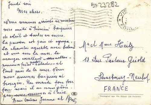 BF23283 viserba italy front/back image