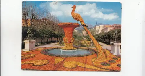 BF31623 Menton Motiv komponiert orange Frankreich Vorder-/Rückseite Bild