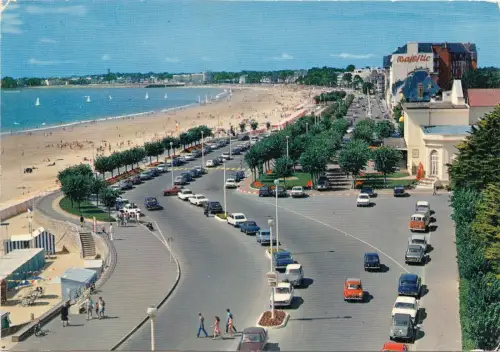 BF12650 la baule esplanade du casino et plage benlit france front/back image