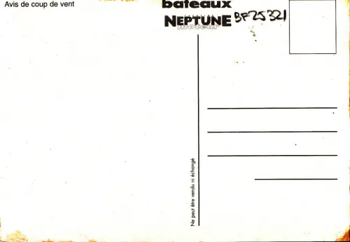 BF25321 avis de coup de vent france front/back image