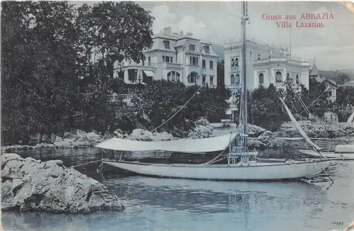 B29026 Kroatien Villa lazarini 30 Heller Briefmarke abbazia