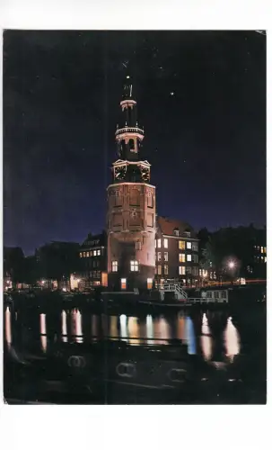 BF12882 amsterdam oude schans met montelbaanstoren niederlande front/back image