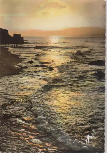 BF20265 cote d azur soleil couchant france front/back image