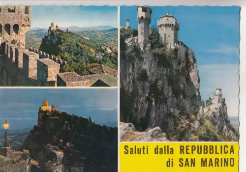 BF23260 san marino le tre torri italy front/back image