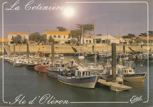 BF24374 ile d oleron c m la cotiniere le port france front/back image