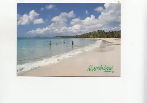 BF28310 martinique la plage des salines caribbean islands front/back image