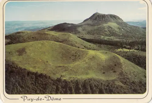 BF14344 la chaine des volcans etainte le puy de dome france front/back image