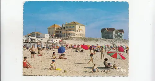 BF31433 biscarrosse landes la plage sud et l hotel con france front/back image