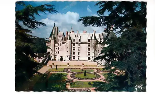 BF13040 langeais le chateau les jardins france front/back image