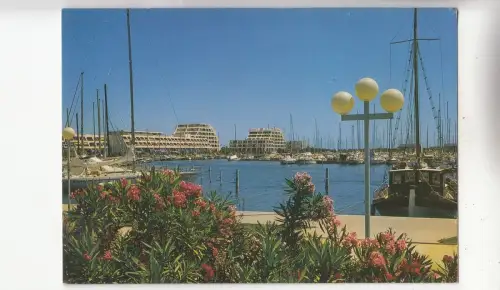 BF28861 port camargue gard le port et ses quais fleuri france front/back image