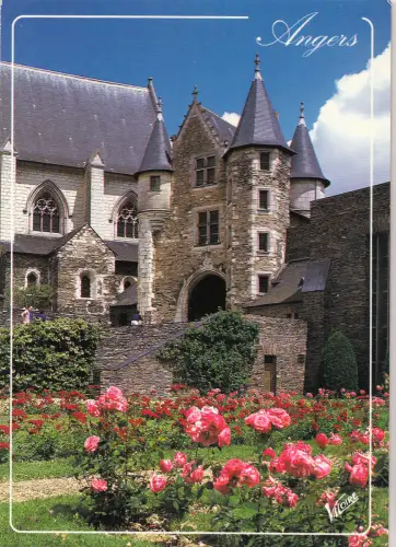 BF15683 angers m et l a l interieur du chateau france front/back image