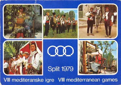 BF38294 Split 1979 Olympische Spiele Mittelmeer Kroatien Sport Sportif