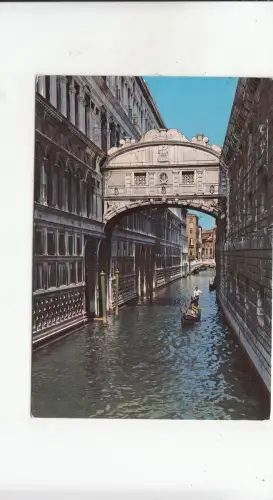 BF23087 ponte dei sospiri venezia italy front/back image