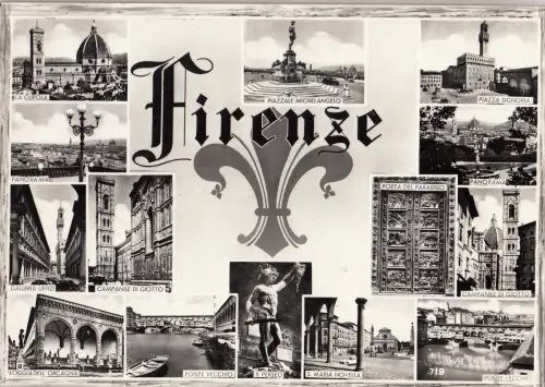 BF13877 firenze italy multi views france front/back image
